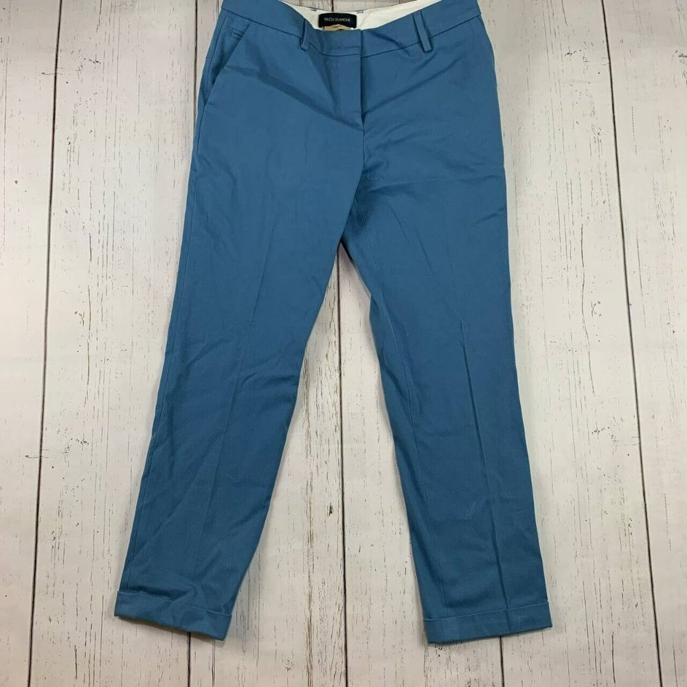 Piazza Sempione Blue Straight Leg Pants
